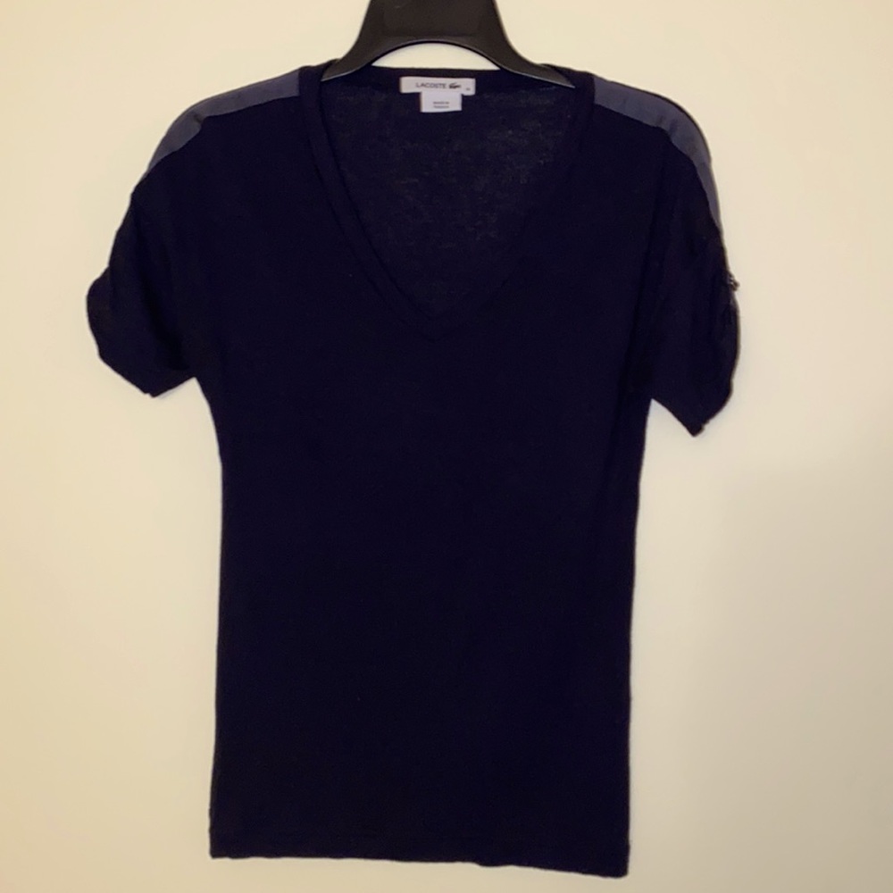 Black Lacoste top, Size 32, never worn
